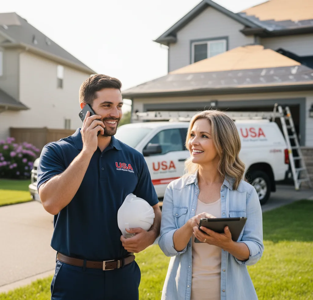 USA Roof Repair Experts customer support in Kechi